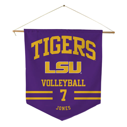 LSU - NCAA Women's Volleyball : Jessica Jones - Pennant - 18" x 21"-0