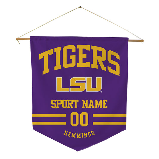 LSU - NCAA Women's Volleyball : Ella Hemmings - Pennant - 18" x 21"-0