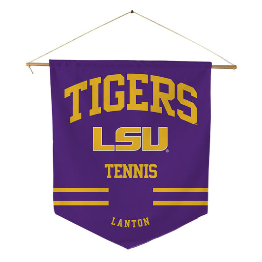 LSU - NCAA Women's Tennis : Addison Lanton - Pennant - 18" x 21"-0