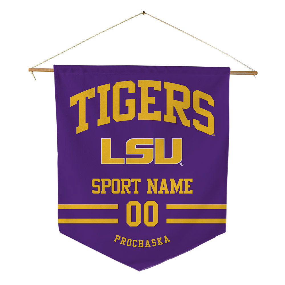 LSU - NCAA Women's Volleyball : Emilee Prochaska - Pennant - 18" x 21"-0