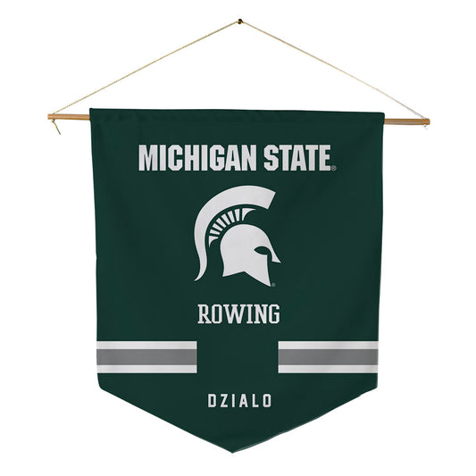 Michigan State - NCAA Women's Rowing : Anya Dzialo - Pennant - 18" x 21"-0