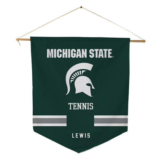 Michigan State - NCAA Women's Tennis : Mary Lewis - Pennant - 18" x 21"-0