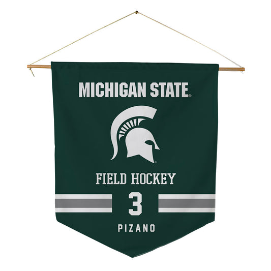 Michigan State - NCAA Women's Field Hockey : Bianca Pizano - Pennant - 18" x 21"-0