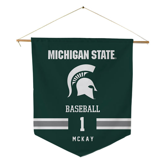 Michigan State - NCAA Baseball : Ryan McKay - Pennant - 18" x 21"-0