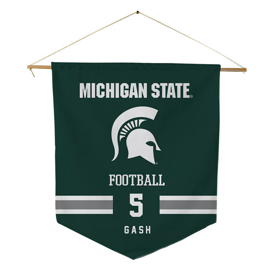 Michigan State - NCAA Football : Samson Gash - Pennant - 18" x 21"-0