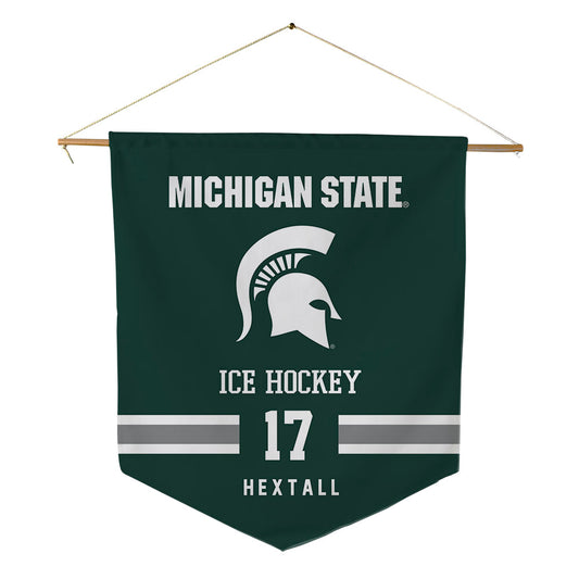 Michigan State - NCAA Men's Ice Hockey : Jack Hextall - Pennant - 18" x 21"-0
