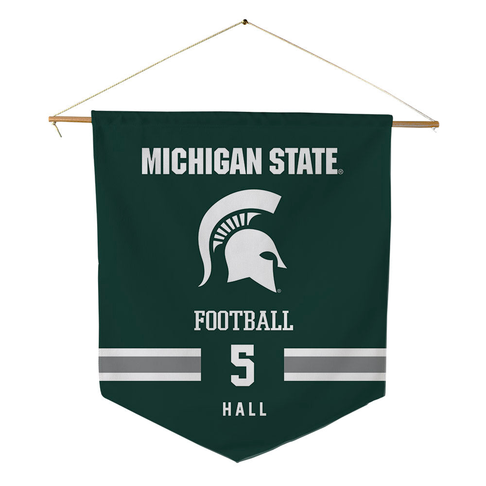 Michigan State - NCAA Football : Jordan Hall - Pennant - 18" x 21"-0