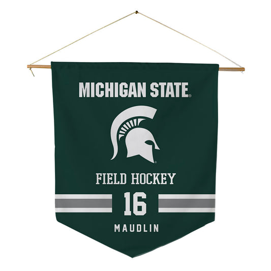 Michigan State - NCAA Women's Field Hockey : Carmen Maudlin - Pennant - 18" x 21"-0