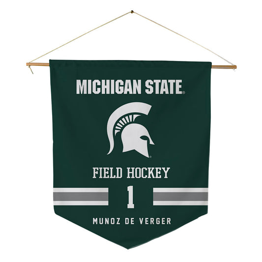 Michigan State - NCAA Women's Field Hockey : Lola Munoz de Verger - Pennant - 18" x 21"-0