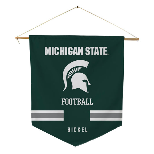 Michigan State - NCAA Football : Eli Bickel - Pennant - 18" x 21"-0