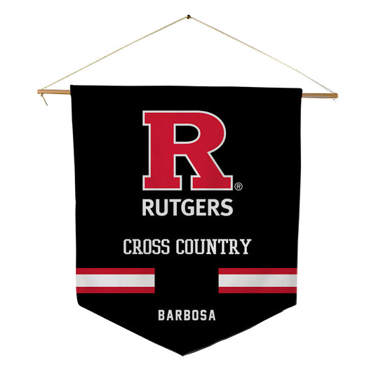 Rutgers - NCAA Women's Cross Country : Melanie Barbosa - Pennant - 18" x 21"-0