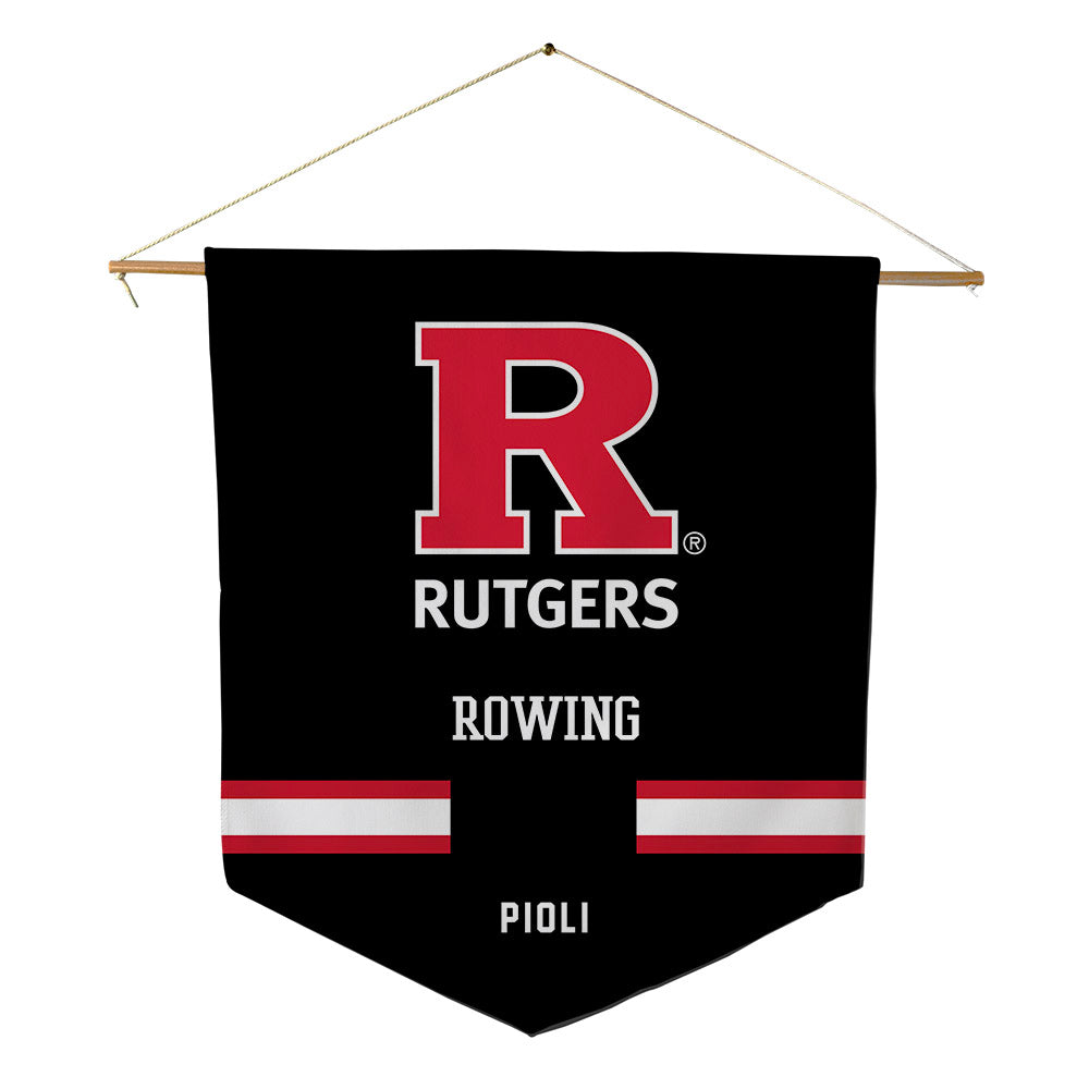 Rutgers - NCAA Women's Rowing : Audrey Pioli - Pennant - 18" x 21"-0