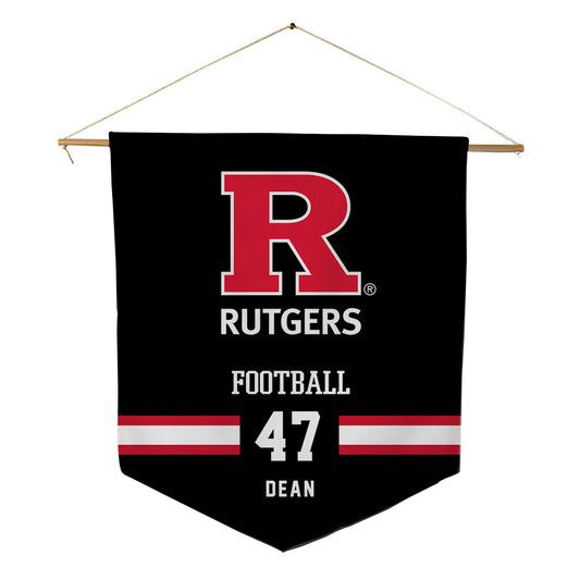 Rutgers - NCAA Football : Austin Dean - Pennant - 18" x 21"-0
