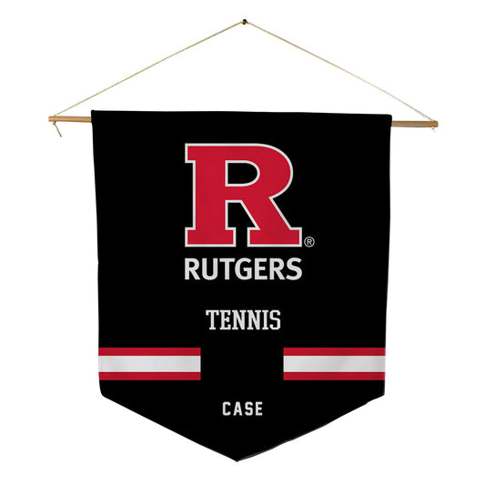 Rutgers - NCAA Women's Tennis : Miranda Case - Pennant - 18" x 21"-0