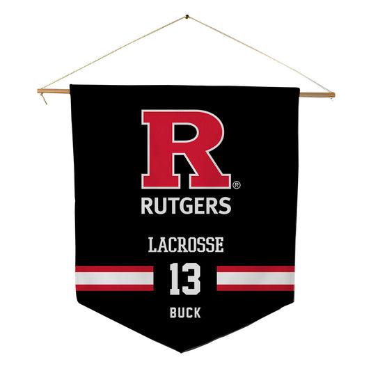 Rutgers - NCAA Women's Lacrosse : Katie Buck - Pennant - 18" x 21"-0