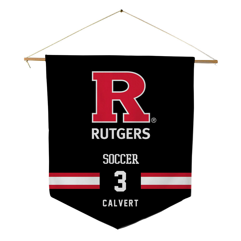 Rutgers - NCAA Women's Soccer : Lilia Calvert - Pennant - 18" x 21"-0
