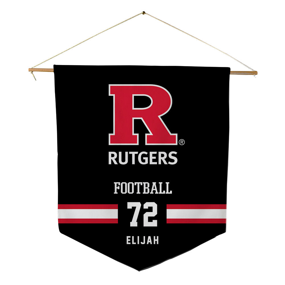 Rutgers - NCAA Football : Jayden Elijah - Pennant - 18" x 21"-0