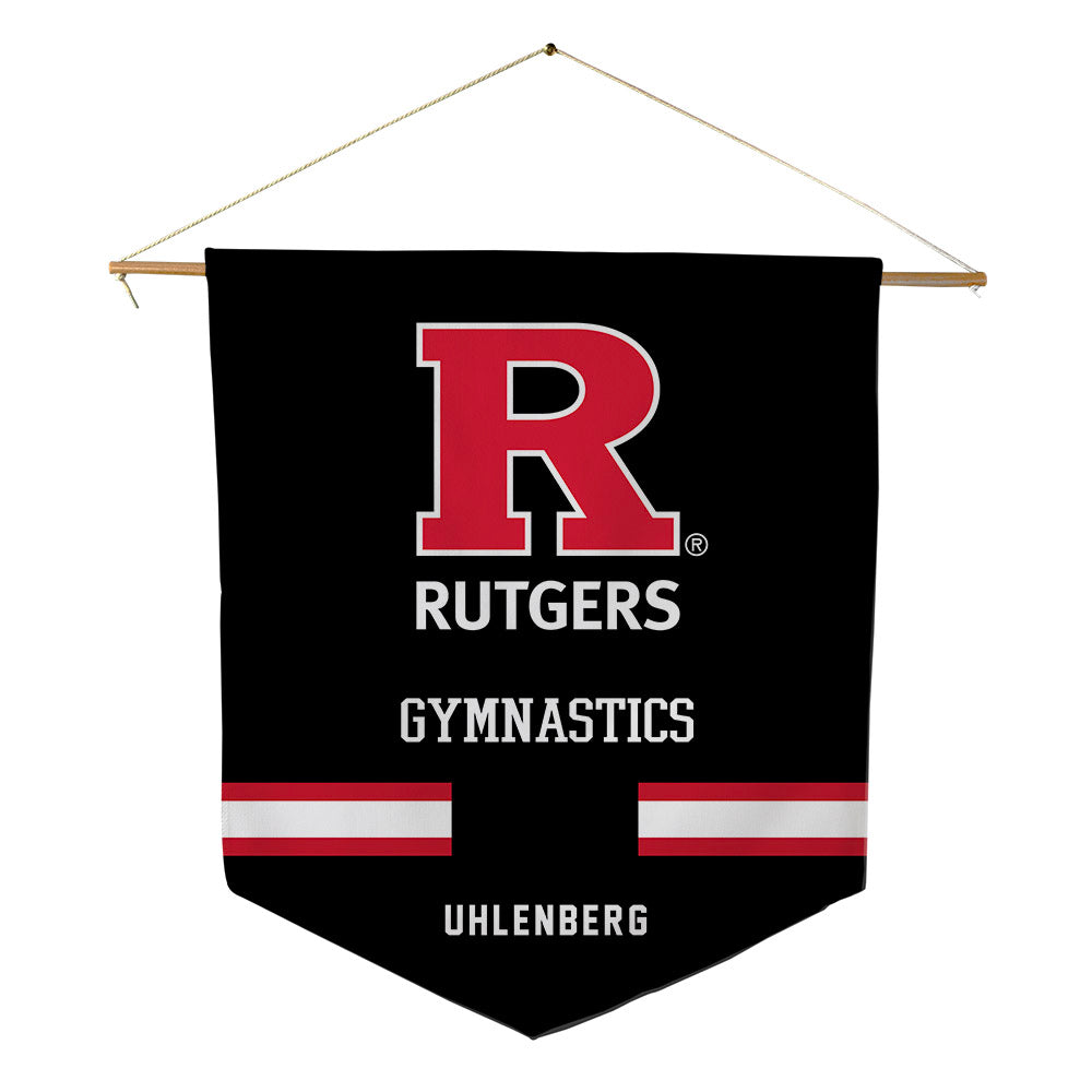 Rutgers - NCAA Women's Gymnastics : Donna Uhlenberg - Pennant - 18" x 21"-0