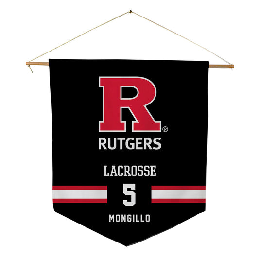 Rutgers - NCAA Men's Lacrosse : Kasey Mongillo - Pennant - 18" x 21"-0