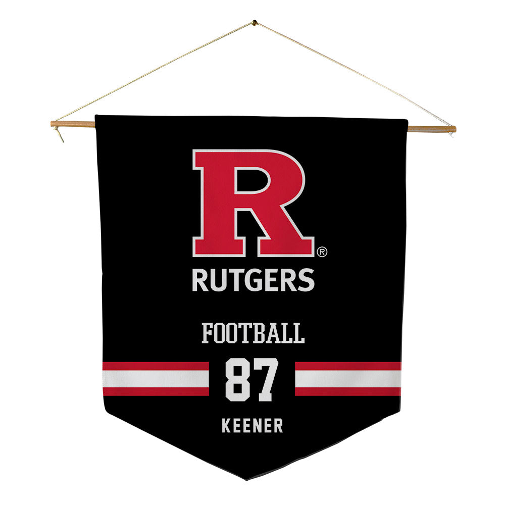 Rutgers - NCAA Football : Montgomery Keener - Pennant - 18" x 21"-0