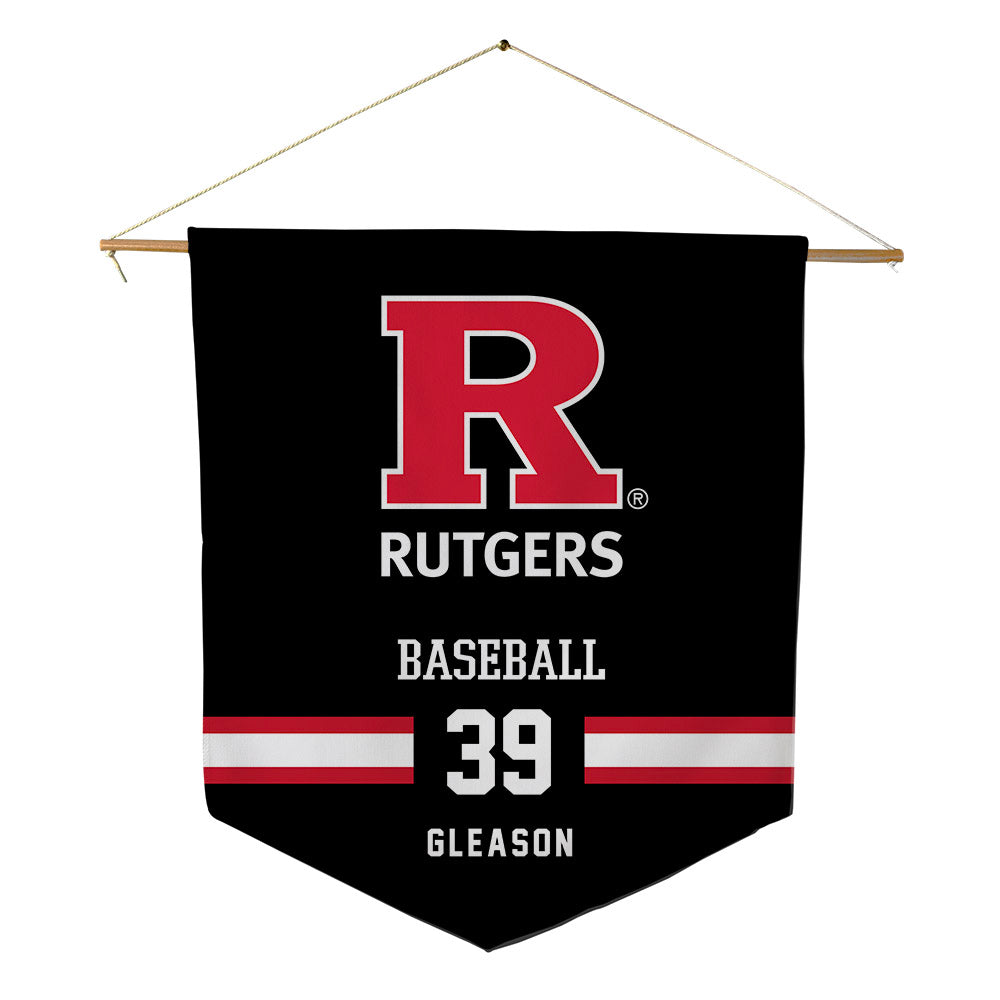 Rutgers - NCAA Baseball : Zachary Gleason - Pennant - 18" x 21"-0
