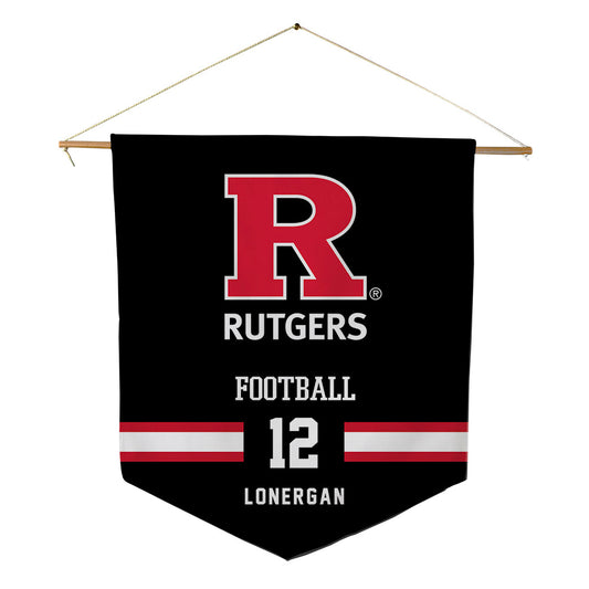 Rutgers - NCAA Football : Dylan Lonergan - Pennant - 18" x 21"-0