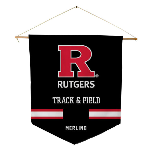Rutgers - NCAA Men's Track & Field : Ryan Merlino - Pennant - 18" x 21"-0