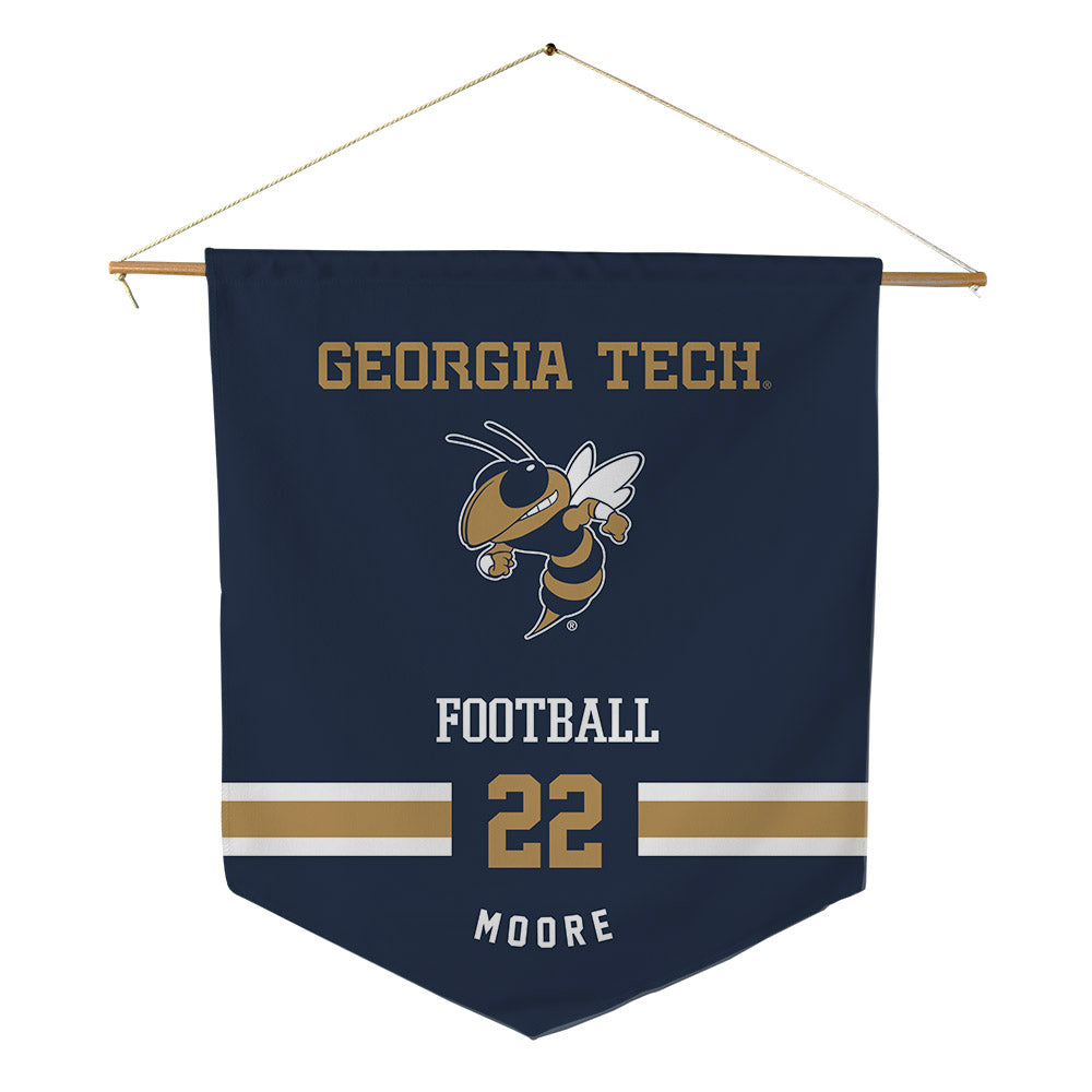 Georgia Tech - NCAA Football : D.J. Moore - Pennant - 18" x 21"-0
