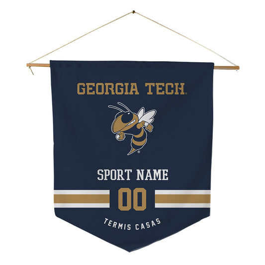 Georgia Tech - NCAA Women's Basketball : Ariadna Termis Casas - Pennant - 18" x 21"-0