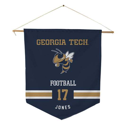 Georgia Tech - NCAA Football : Kealan Jones - Pennant - 18" x 21"-0