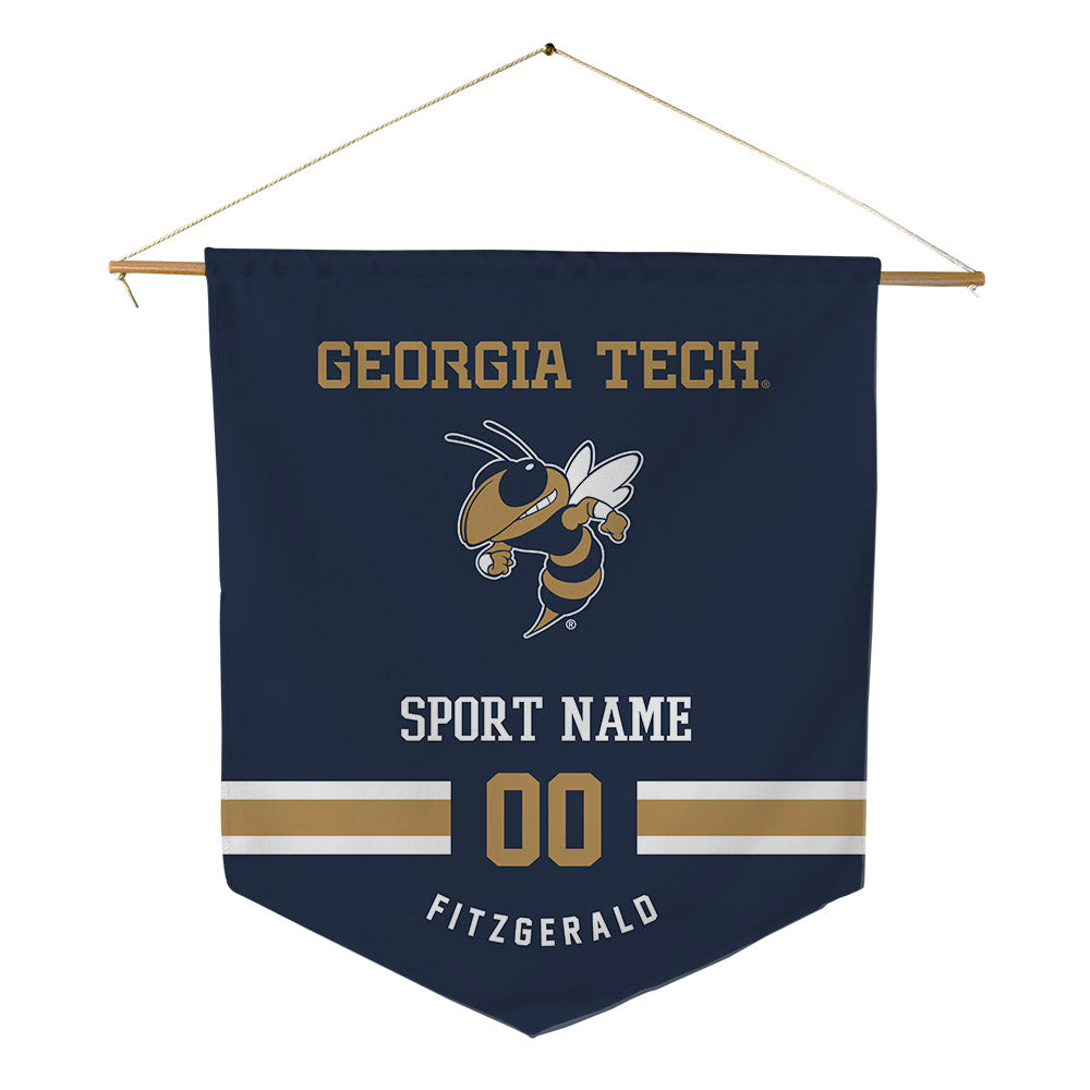 Georgia Tech - NCAA Women's Gymnastics : Sidney Fitzgerald - Pennant - 18" x 21"-0