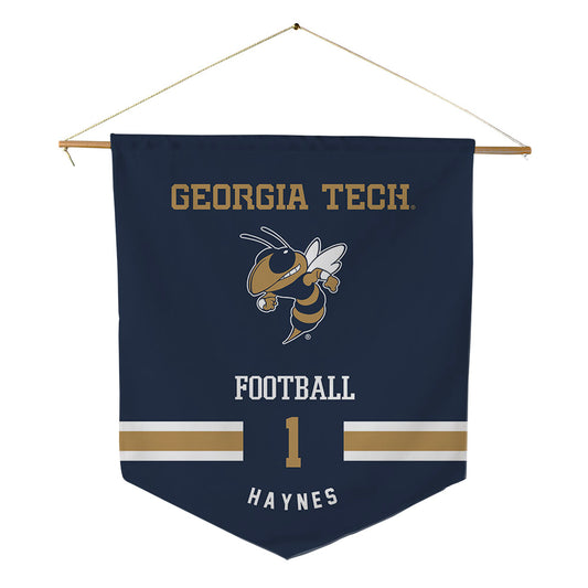 Georgia Tech - NCAA Football : Jamal Haynes - Pennant - 18" x 21"-0