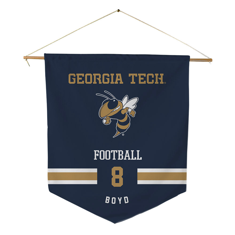 Georgia Tech - NCAA Football : Jordan Boyd - Pennant - 18" x 21"-0