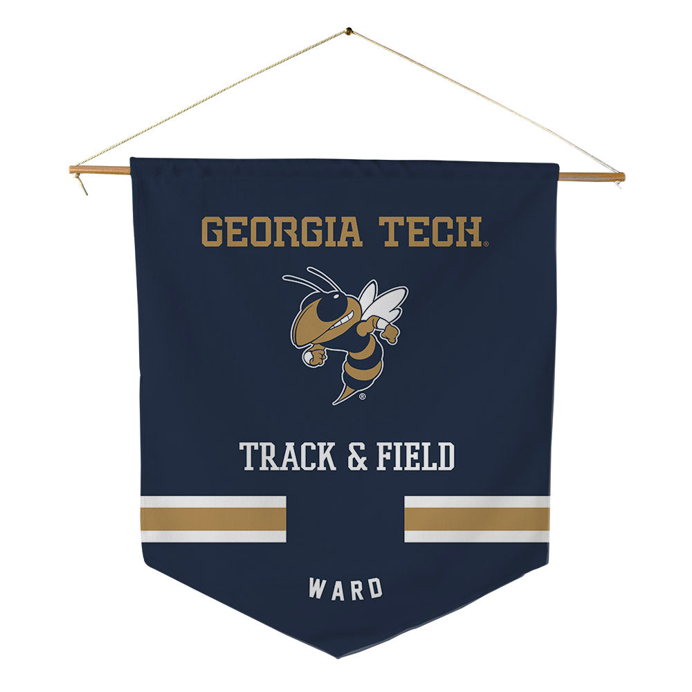 Georgia Tech - NCAA Women's Track & Field : Kendall Ward - Pennant - 18" x 21"-0