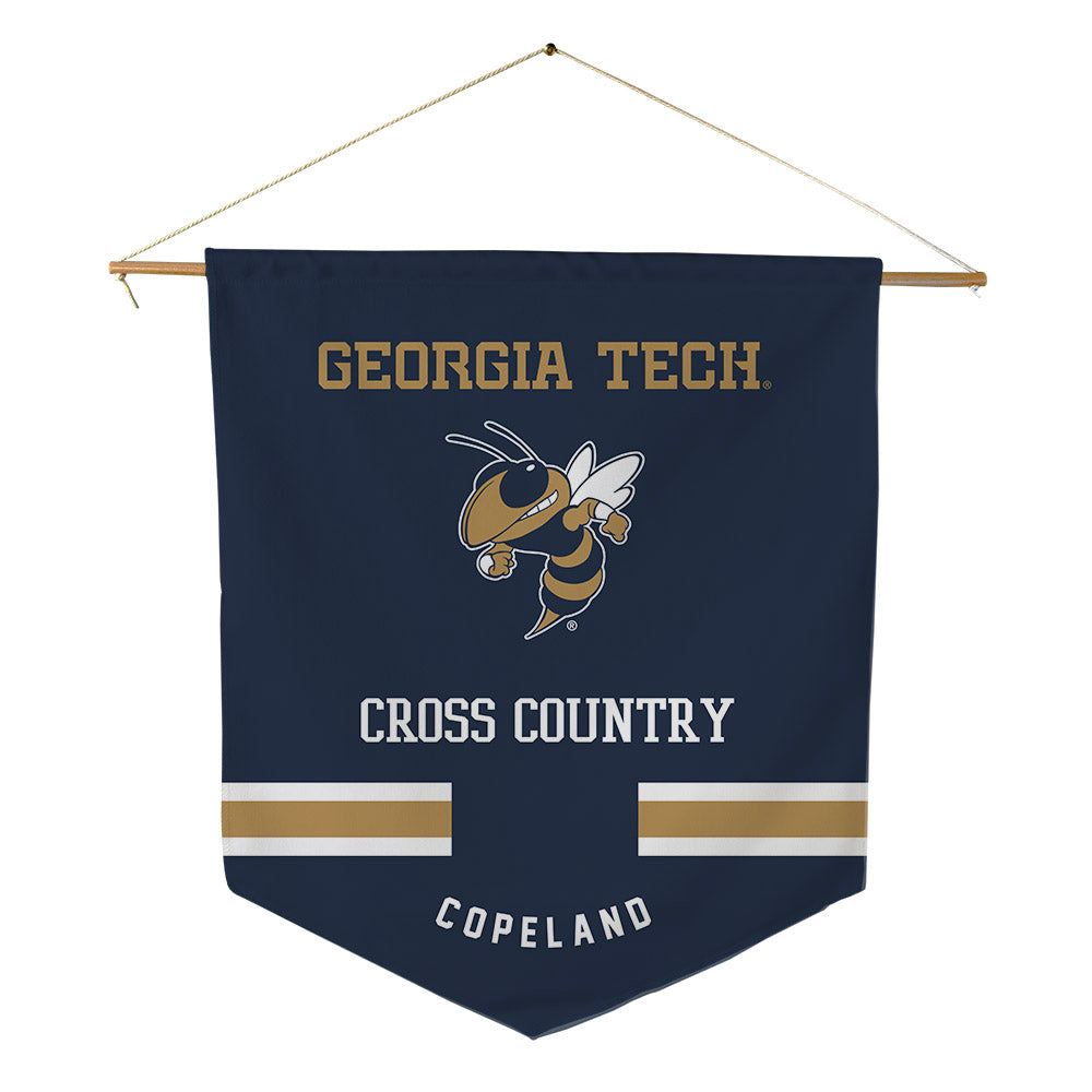 Georgia Tech - NCAA Women's Cross Country : Sarah Copeland - Pennant - 18" x 21"-0
