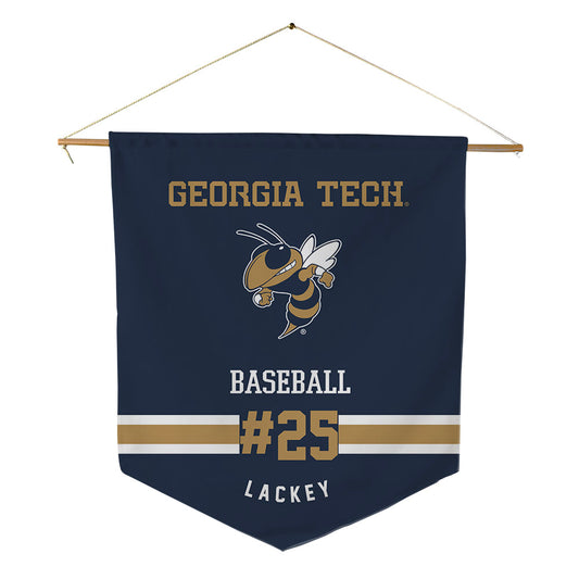 Georgia Tech - NCAA Baseball : Vahn Lackey - Pennant - 18" x 21"-0