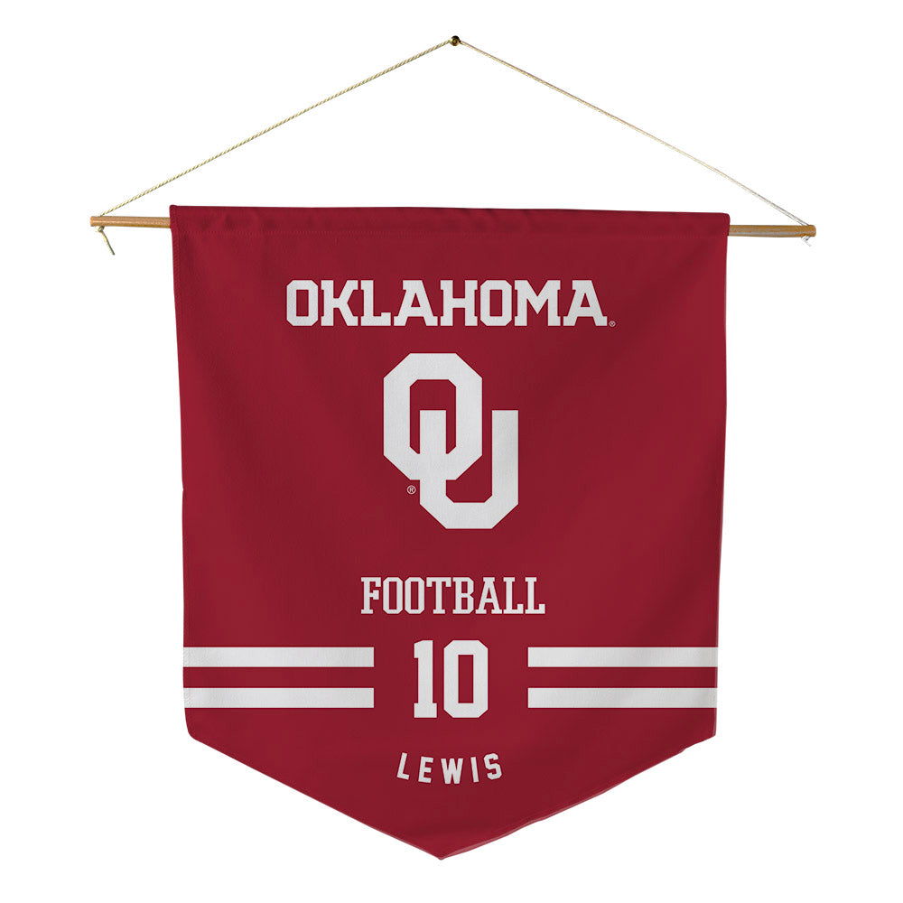 Oklahoma - NCAA Football : Kip Lewis - Pennant - 18" x 21"-0