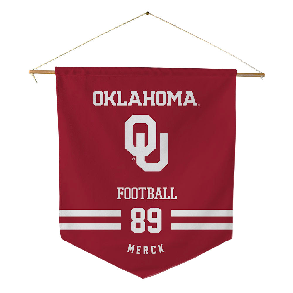 Oklahoma - NCAA Football : Eli Merck - Pennant - 18" x 21"-0