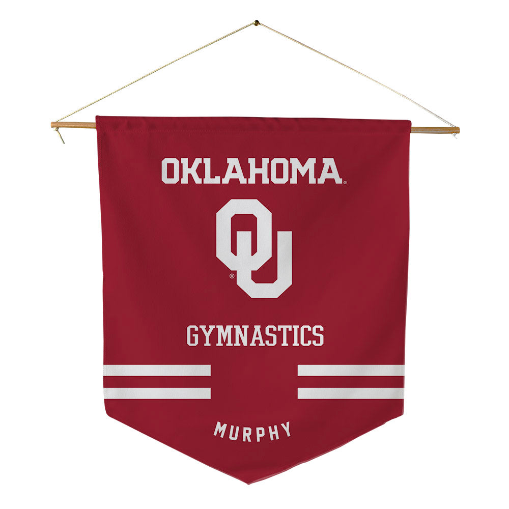 Oklahoma - NCAA Women's Gymnastics : Ella Murphy - Pennant - 18" x 21"-0