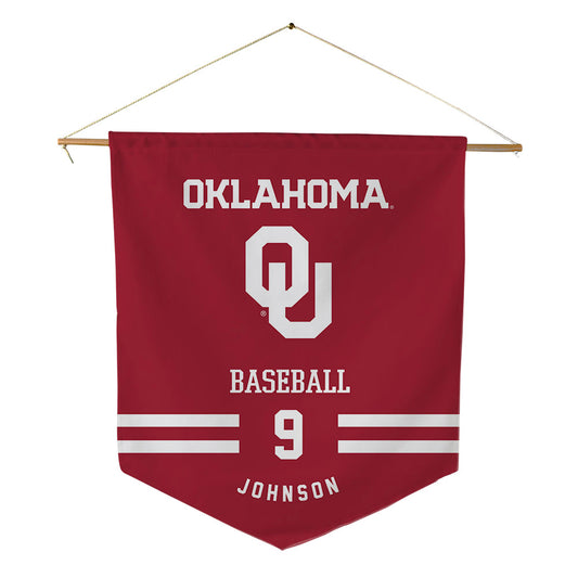 Oklahoma - NCAA Baseball : Camden Johnson - Pennant - 18" x 21"-0