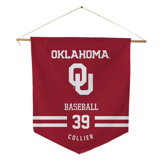 Oklahoma - NCAA Baseball : Trent Collier - Pennant - 18" x 21"-0