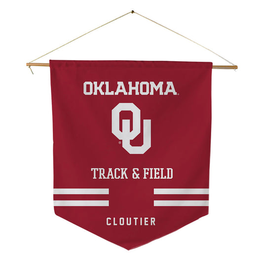 Oklahoma - NCAA Women's Track & Field : Emily Cloutier - Pennant - 18" x 21"-0