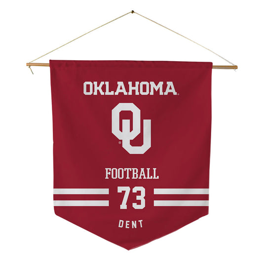Oklahoma - NCAA Football : Isaiah Dent - Pennant - 18" x 21"-0