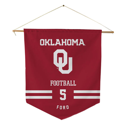 Oklahoma - NCAA Football : Markel Ford - Pennant - 18" x 21"-0