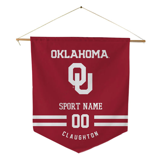 Oklahoma - NCAA Women's Rowing : Hannah Claughton - Pennant - 18" x 21"-0
