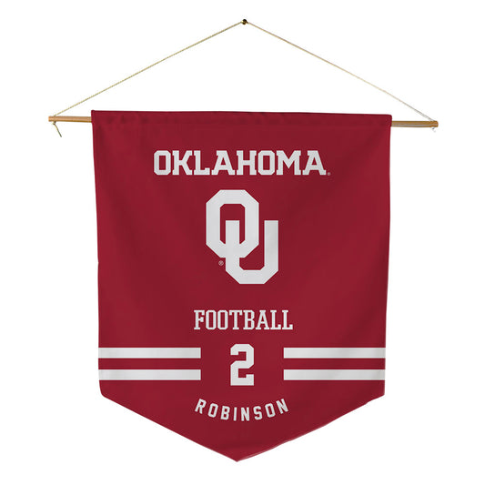 Oklahoma - NCAA Football : Omarion Robinson - Pennant - 18" x 21"-0