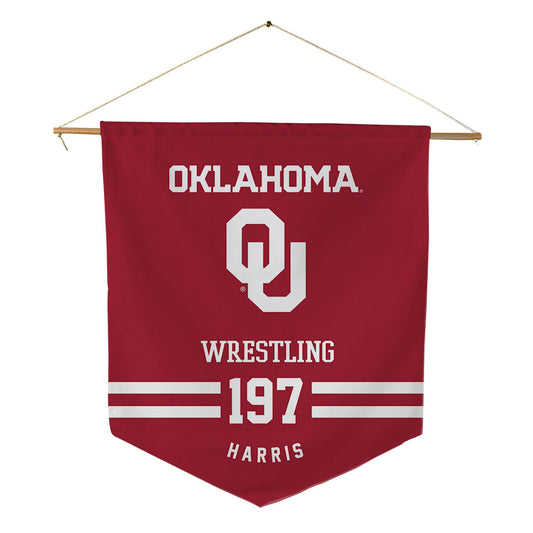 Oklahoma - NCAA Wrestling : Anthony Harris - Pennant - 18" x 21"-0