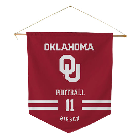 Oklahoma - NCAA Football : javonnie gibson - Pennant - 18" x 21"-0