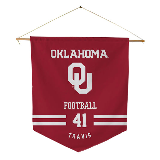 Oklahoma - NCAA Football : Barrett Travis - Pennant - 18" x 21"-0