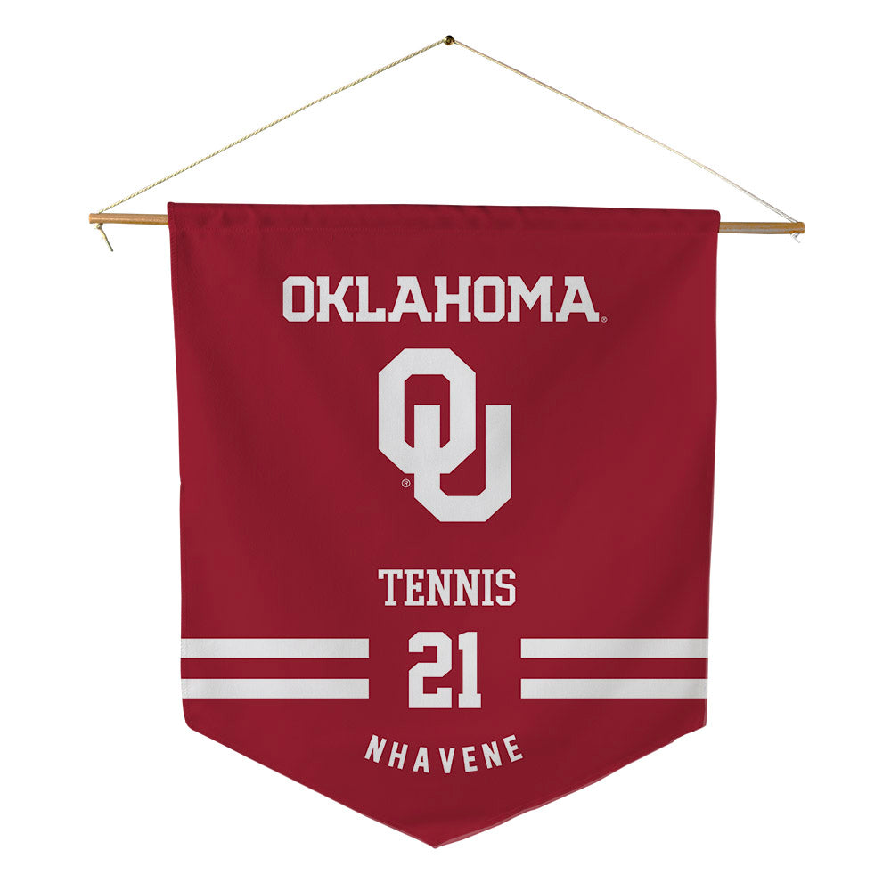 Oklahoma - NCAA Men's Tennis : Bruno Nhavene - Pennant - 18" x 21"-0